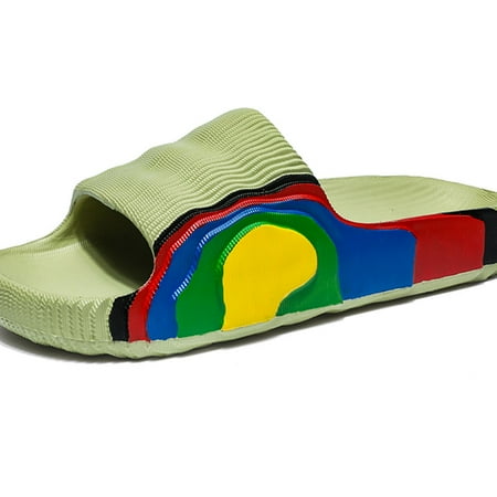 

Lopsie Boy s Slide Sandals - Comfortable Lightweight Summer Slipper Shoes for Indoor & Outdoor Use