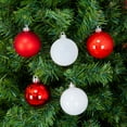 thumbnail image 6 of Every Day is Christmas Ornaments, Shatterproof Christmas Tree Ornament Set, Christmas Balls Decoration 50 Count (2.24"/57mm, Red White), 6 of 7