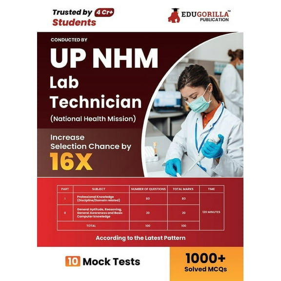 UP NHM Lab Technician Book 2023 (English Edition) - 10 Full Length Mock Tests (1000 Solved Questions) with Free Access t, (Paperback)