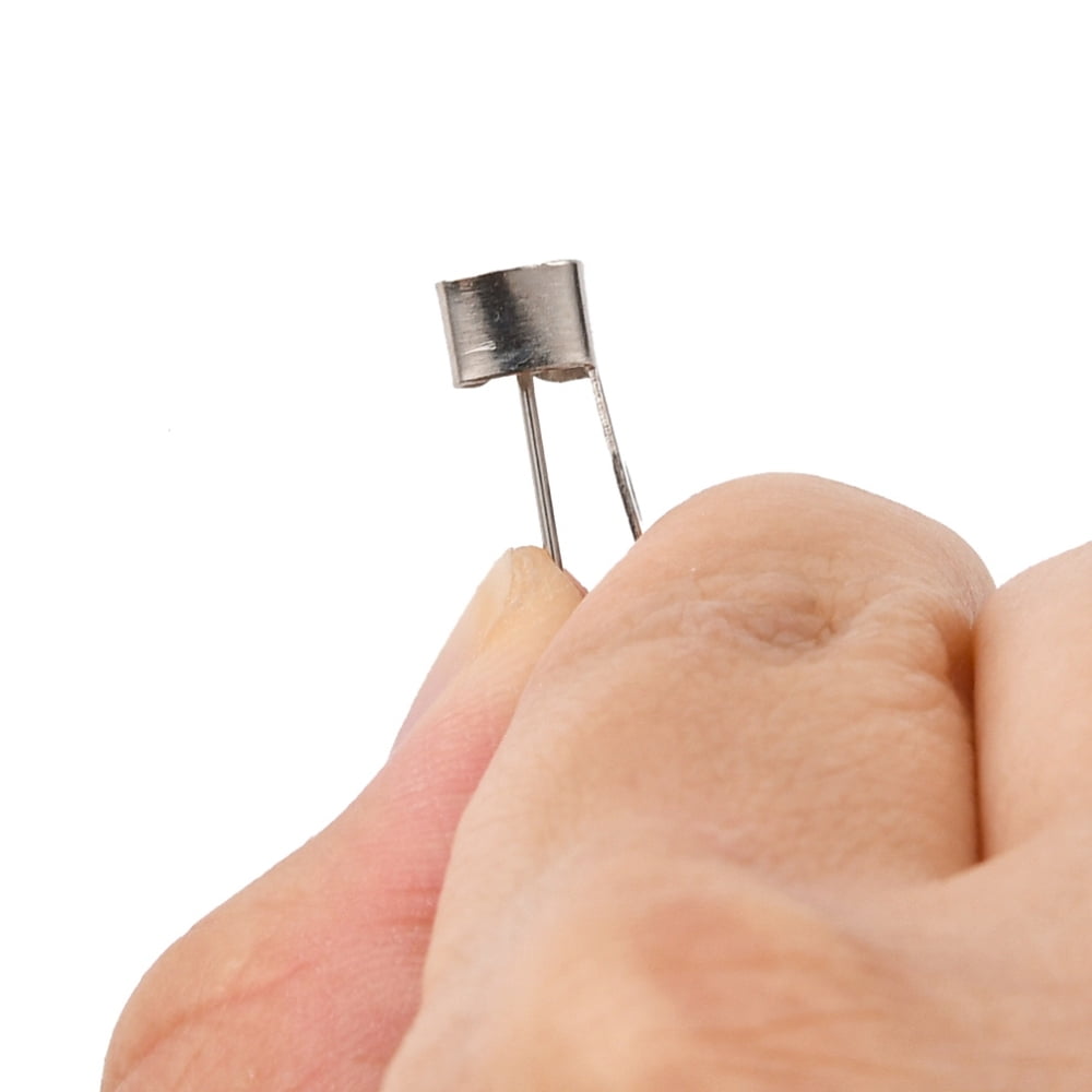 2000pcs Iron Brooch Pin Back Safety Catch Bar Pins with 2-Hole 25x6x6mm Hole: 2mm Pin: 0.8mm