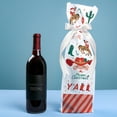 thumbnail image 2 of Big Dot of Happiness Christmas Cowboy Wine Gift Bags,&nbsp;Funny Western Santa Party Hostess Thank You Wine Bottle Gift Wrap, Bulk Holiday Paper Bags - 12 ct, 2 of 5
