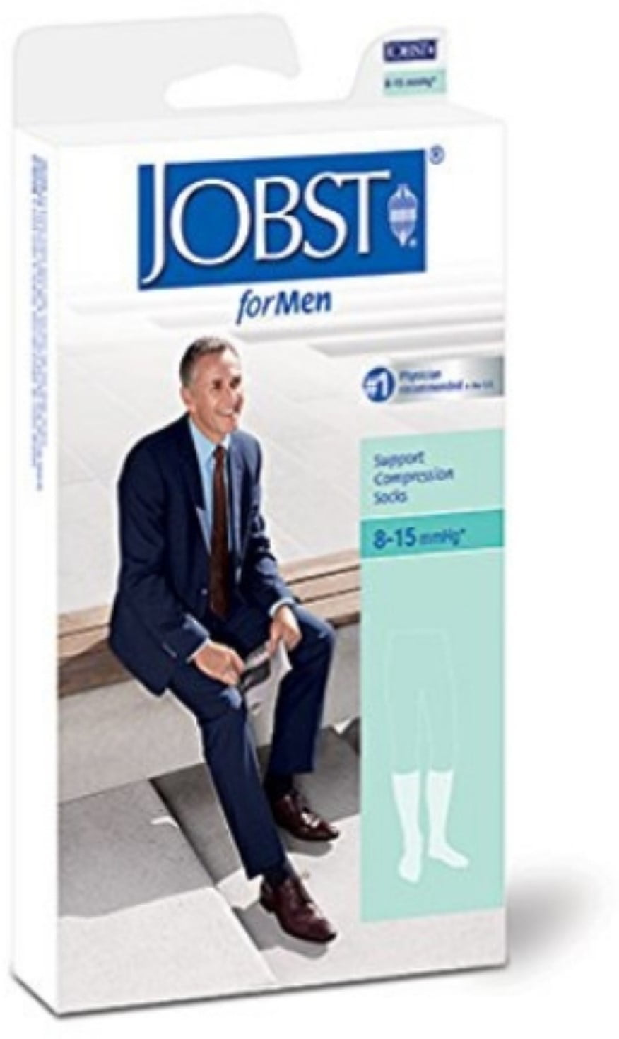 JOBST Supportwear Mens Light Weight Dress Socks, Knee High 815 Mmhg