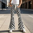 thumbnail image 2 of Tfken Child Soft Comfy Pants School Daily Wear Flare Pants Girls With Pockets Stretch Fashion Graphic Print Kids Breathable Clothes Size 5-6 Years White, 2 of 5