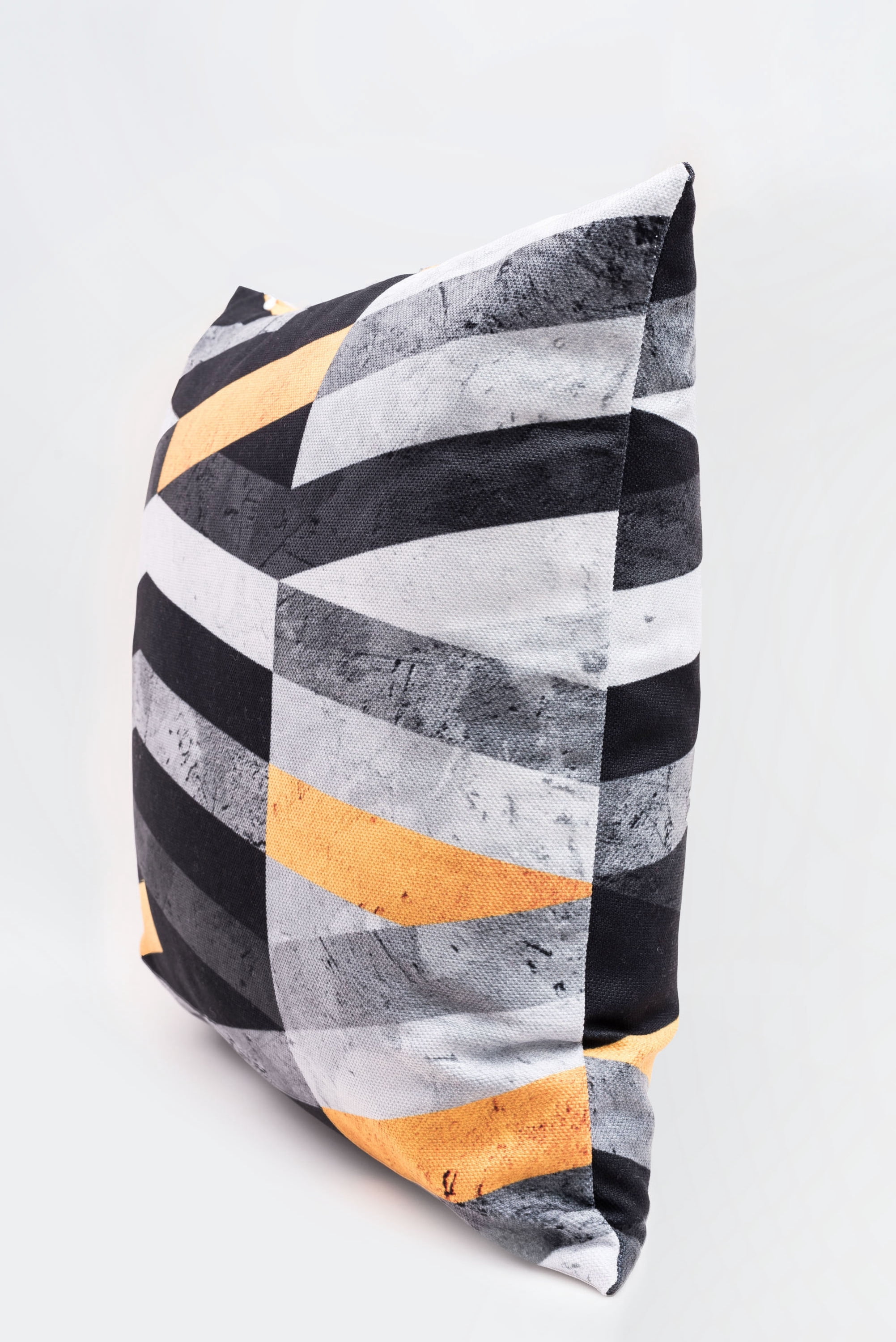 Ada Home Decor Decorative Square Throw Pillow, 18" x 18", Marble Stripes Printed