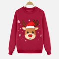 thumbnail image 7 of QTSHPN Family Christmas Matching Sets Long Sleeve Casual Crewneck Sweatshirts Holiday Themed Outfits Cozy Apparel Sweatshirt, 7 of 7