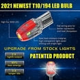 thumbnail image 2 of Alla Lighting Miniature T10 168 194 LED Bulbs, 12v License, Map Lights, Dome Lights, Trunk Lights, Step Courtesy Lights, Door Interior Lights, 2 of 7