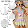 thumbnail image 5 of Uorisanigo Bathing Suits for Girls Size 6-7 Mermaid Scale and Axolotl One Piece Swimming Training Swimsuits for Kids Summer Swim Dress, 5 of 6