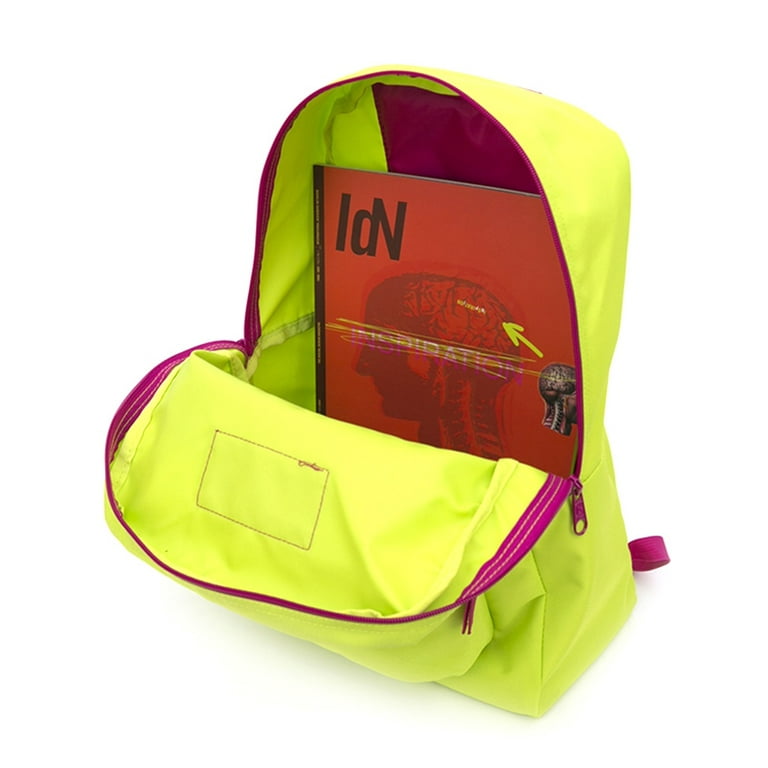 Overexposed Backpack Lime Punch/Cyber Pink One Size - Walmart.com