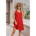 thumbnail image 6 of Women'S Summer Beach Vacation Dress Red M, 6 of 9