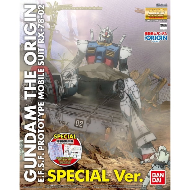 Bandai Hobby Gundam The Origin Rx 78 02 Special Edition Mg 1 100 Model Kit Walmart Com Walmart Com