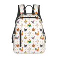 thumbnail image 1 of Disketp Funny Chicken Mochila Ligera e Impermeable, Mochila de Día Resistente para Viajes, Senderismo y Uso Diario para Hombre y Mujer, 1 of 7
