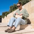 thumbnail image 5 of Cushionaire Luz Suede Clogs for Women with Fuzzy Lining, 5 of 26