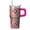 boho-202, variant on Bohemian Style 20oz Insulated Travel Cup with Lid and Straws, Stainless Steel Coffee Mug, Double Wall Vacuum Tumbler, Leakproof