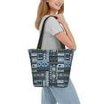 thumbnail image 2 of Easygdp Snowflake Vintage Pattern Bolso de Hombro para Mujer, Bolso Bandolera y Cartera de Mano Elegante para Uso Diario, 2 of 6