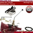 thumbnail image 1 of American Shifter  4L60E Shifter Kit Chrome 12 in. E Brake Cable Clevis Trim Kit for F0E89, 1 of 1