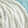 thumbnail image 4 of Catalonia Sherpa Throw Blanket, Super Soft Comfy Micro Fleece Couch Blanket, Reversible Bed Throw TV Blanket, Comfort Caring Gift, Teal, 50"" x 60"", 4 of 7