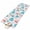 Aqua Red, variant on Blue Red Coral 2'x6' Runner Rugs for Hallway Kitchen Bedside Non Slip Washable, Coastal Nautical Summer Beach Entryway Rug Runners with Rubber Backing, Long Carpet Runner for Laundry Room