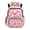 Axolotl Strawberry Pattern, variant on Leopard Print Bow 17 Inch School Bag, Lightweight 600D Polyester Casual Daypack for Kids School and Daily Travel