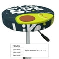 thumbnail image 4 of Fotbe Avocado in Space1 Stool Covers Round,Waterproof Round Bar Stool Covers Bar Chair Covers Washable Stool Cushion Slipcover for 12-14 Inch Chair-12 inch, 4 of 7