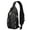 Black-5, variant on Cute Snowy Owl Pattern Sling Backpack, Lightweight Crossbody Daypack with Big Eyes Cartoon Owl Print, Night Design Anti-theft Travel Bag for Students, Travelers, Outdoor, Gym