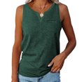 thumbnail image 2 of Camiseta sin mangas NikouMX para mujer cuello en V verano Diseño exquisito, 2 of 4