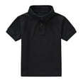 thumbnail image 3 of Eltusu Boys Polo Shirts, Short Sleeve Breathable 2 Pieces Pullover Collar Shirts Black Size 8-9 T, 3 of 6