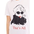 thumbnail image 4 of The Devil Wears Prada Women's Relaxed Fit Short Sleeve Graphic T-Shirt Lilac Hint Miranda Priestly Portrait, 4 of 4
