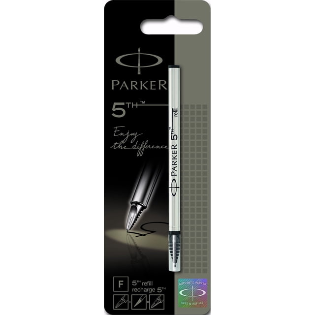 Pluma Tinta Parker 5th Tecnología Punta Fina Tinta Negra