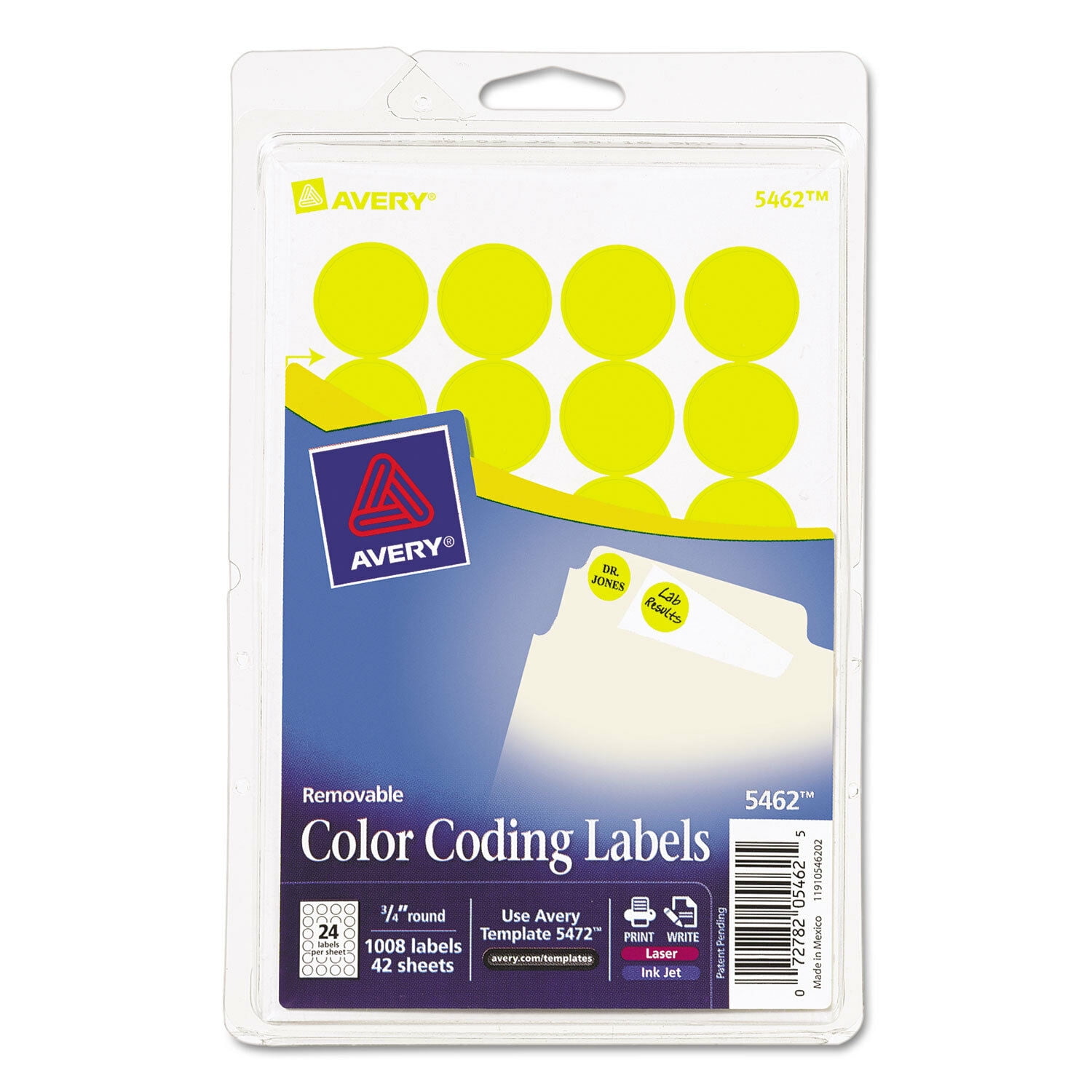 AveryÂ® Color-Coding Labels - Walmart.com