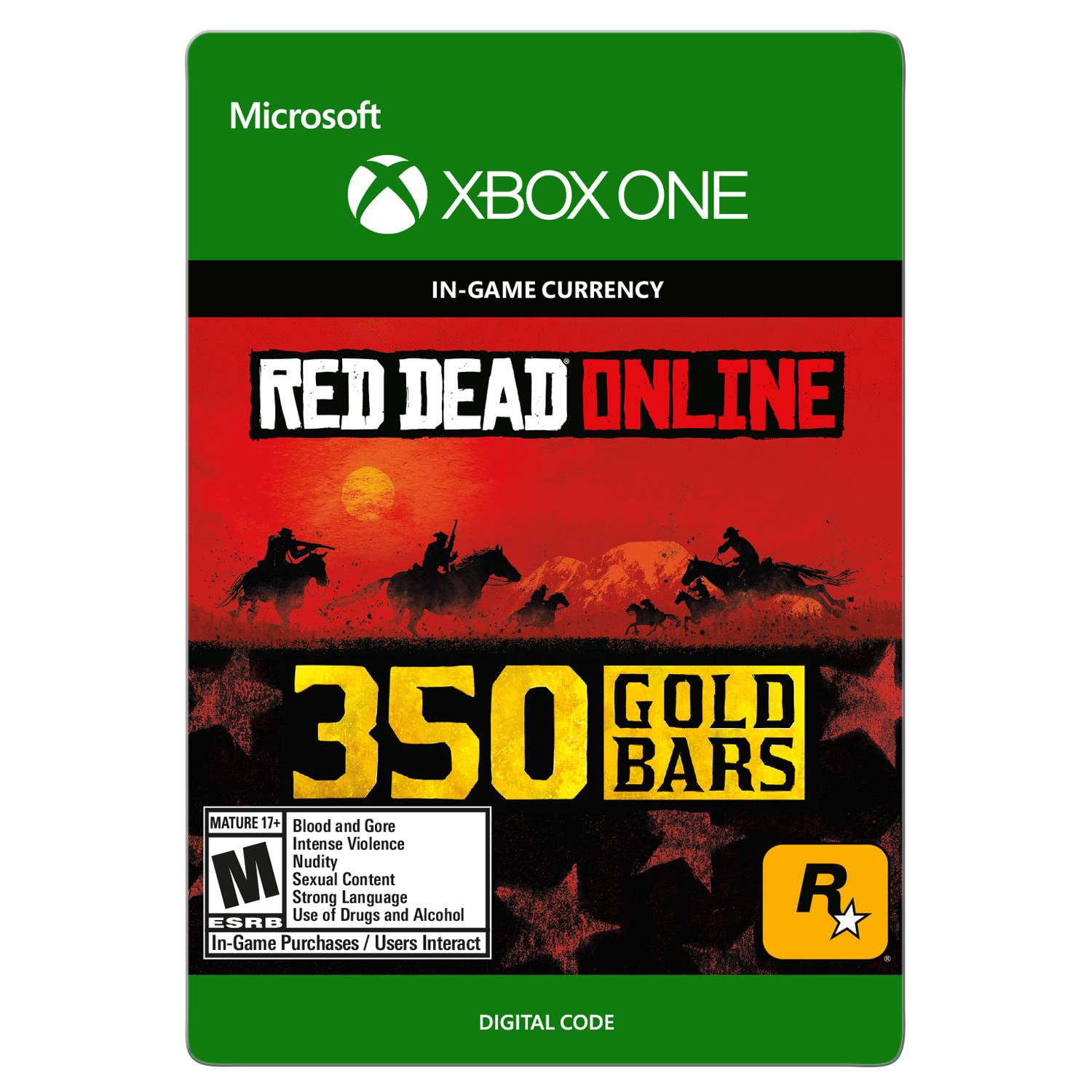 hulp in de huishouding Vouwen vloeistof Red Dead Redemption 2 350 GOLD BARS, Publisher, Xbox, [Digital Download] -  Walmart.com