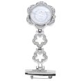 thumbnail image 1 of Silver Fashion Rhinestone Watch Portable Doctor Hanging Pocket Watch Alloy Nurse Pocket Watch, 1 of 9