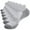 Grey, variant on FhsagQ Socks Socks for Women Women's 6 Pack Sweat Absorbing and Odor Proof Sports and Leisure Low Top Shallow Mouth Short Socks Plus Size Socks for Women 5Xl Women Socks Fishnet Body Suit White L