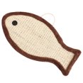 thumbnail image 1 of Fish Cat Scratcher Funny Natural Sisal Kitten Scratching Pad Cat Scratch Mat, 1 of 10