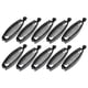 thumbnail image 1 of 10 pinzas para el pelo de plátano para mujer, de moda, con barniz brillante, para coleta, de fuerte tensión., 1 of 7