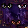 thumbnail image 6 of Halloween LED Eyes under $5! Xqxayjr Halloween Luminous Eyes, Hanging Wooden LED Ghost Eyes, Spooky Party Decoration, Scary Outdoor Indoor Decor, Battery Operated Halloween Prop for Garden, 6 of 8
