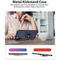 thumbnail image 4 of CoverON Apple iPhone 12 Mini Ring Case, Kickstand Rugged Phone Cover Magnetic Car Mount Compatible - Navy Blue, 4 of 7