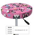 thumbnail image 5 of Bar Stool Covers Round, Colorful Cute French Bulldog Bar Stool Cushion Covers Seat Cushion With Elastic Bands, Chairs Covers For Kitchen Dining Room 12-14 Inch, 5 of 7