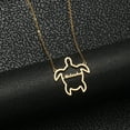thumbnail image 4 of Name Customized Necklace Personalized Stainless Steel Name Necklace with Turtle Choker Jewelry for Wome, 4 of 5