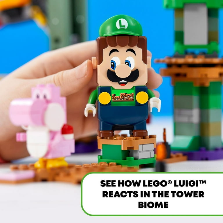 LEGO Super Mario Adventures with Luigi Starter Course 71387 Toy for Kids Interactive Figure and Buildable Game with Pink Yoshi Birthday Gift for