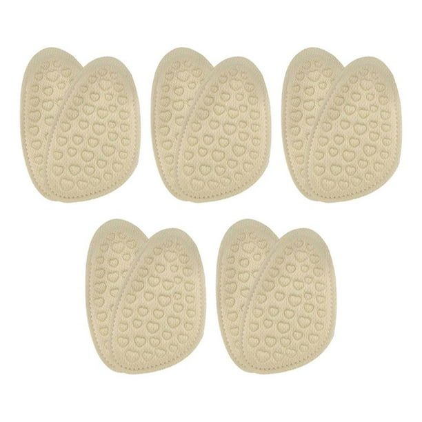 Cojín del antepié 5 pares de sandalias Almohadillas para pies de tacón alto Almohadillas reutilizables y suaves para la del pie Almohadillas para el antepié para - Color de piel Color de piel Magideal Cojín del antepié