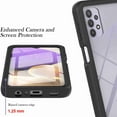 thumbnail image 6 of JiaheCover for Samsung Galaxy A52 5G Case, Samsung A52 5G Phone Case with Built-in Screen Protector Clear Slim Back Cover Shockproof Rugged Heavy Duty Bumper Full Body Protective Case, Black, 6 of 6