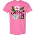 thumbnail image 3 of Inktastic Louisiana Girl Magnolia Flowers and Leaves T-Shirt, 3 of 5