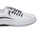 thumbnail image 3 of Zapatillas deportivas para hombre de piel sintética resistente al desgaste para viajes al aire libre (42) Blanco, 3 of 9