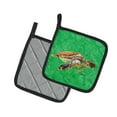 thumbnail image 2 of Carolines Treasures 8675PTHD Turtle Pair of Pot Holders , 7.5HX7.5W, multicolor, 2 of 3