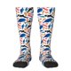 thumbnail image 1 of Fotbe Cute Sea Animals Calcetas Divertidas Estampadas para Hombre y Mujer, Calcetas de Algodón hasta la Rodilla para Caminar, Correr, Enfermería y Embarazo, 1 of 6