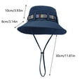 thumbnail image 3 of Kmdttou Colorful Ribbon Fisherman's Hat For Men And Women Outdoor Fishing Mountaineering Hat Large Sunscreen Sun Hat Gift,Adjustable Buckle Sun Hat for Women/Men, 3 of 7
