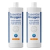 (2 Pack) Essential Oxygen Food Grade Hydrogen Peroxide 3%, Natural Cleaner, Refill, 32...
