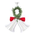 thumbnail image 4 of Campana Holiday Time 11 cm Campana Doble Finas Plateada, 4 of 4