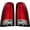 Clear Lens, variant on Kojem Red LED Tail Lights Brake Lamps Pair Compatible with 1988-2000 Chevy Silverado GMC Suburban Tahoe Sierra C/K 1500 2500 3500 Replacement for GM2800104 GM2801104 GM2806101 GM2807101 Taillights