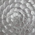 thumbnail image 4 of DecMode Silver Wood Carved Radial Plate Wall Decor, 4 of 7